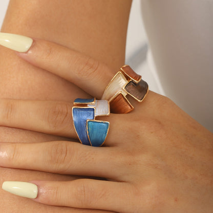 Handmålad vintage-ring