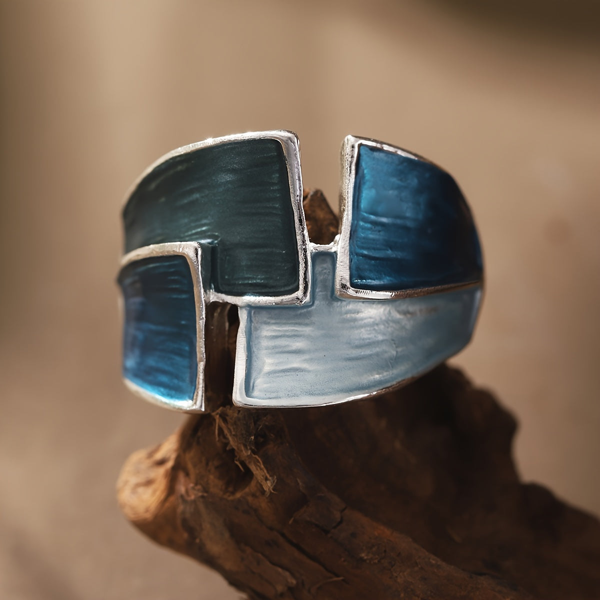 Handmålad vintage-ring