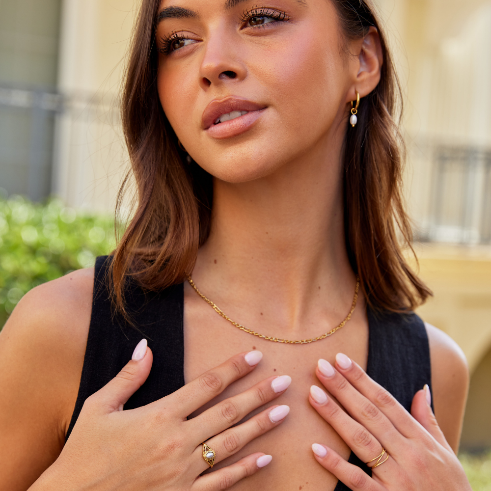 Royal – Vintage ring med pärla