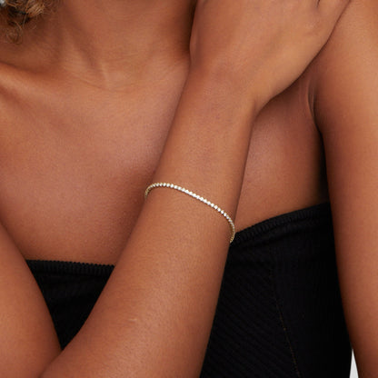 Cordelia – Tennislänk i guld