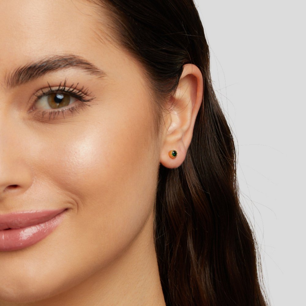 Grön smaragdörhängen