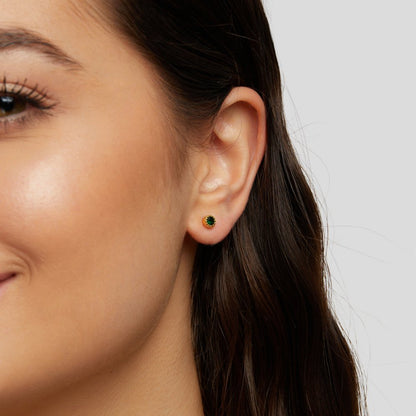 Grön smaragdörhängen