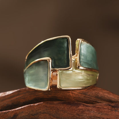 Handmålad vintage-ring