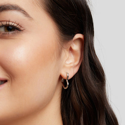 Hjärta Örhängen i Silver