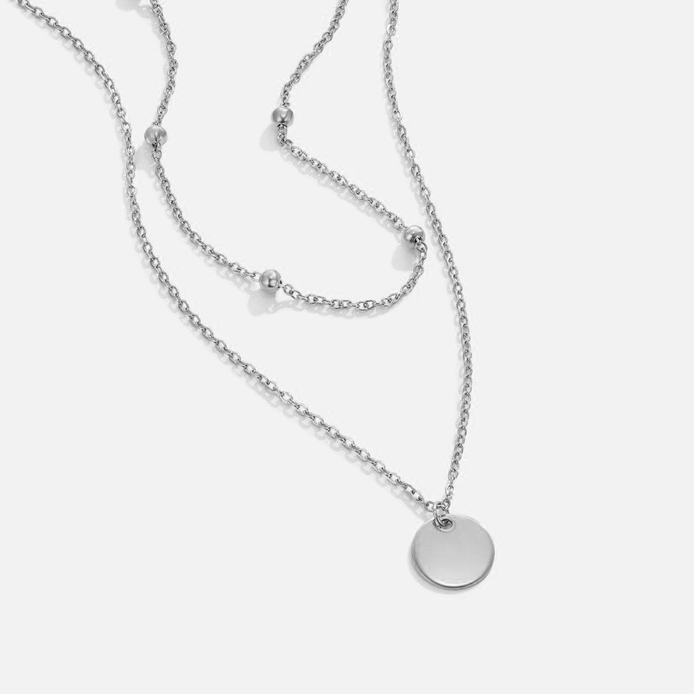 Silverhalsband i lagerstil