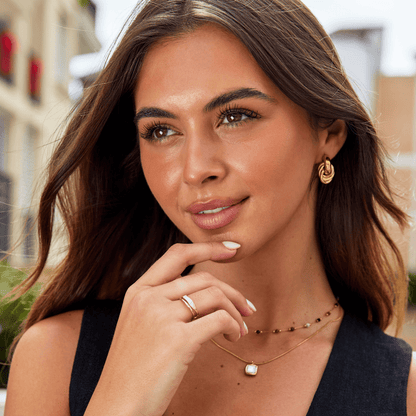 Sofia – Flätade silvercreoler